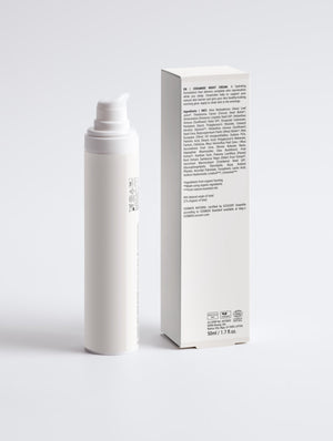 Crème de nuit hydratante aux céramides